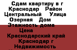 Сдам квартиру в г.Краснодар › Район ­ Центральный  › Улица ­ Озерная › Дом ­ 41 › Этажность дома ­ 4 › Цена ­ 20 000 - Краснодарский край, Краснодар г. Недвижимость » Квартиры аренда   . Краснодарский край,Краснодар г.